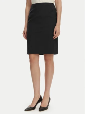 Boss Spódnica ołówkowa Vileah 50490036 Granatowy Slim Fit