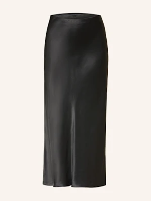 Boss Spódnica Satynowa Vesatie schwarz