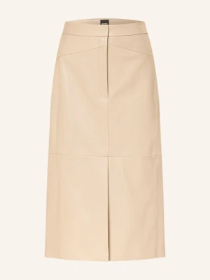 Boss Spódnica Skórzana Sekina beige