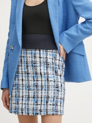 BOSS spódnica z domieszką wełny