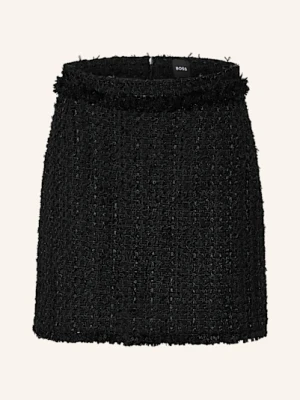 Boss Spódnica Z Tweedu Vokila schwarz
