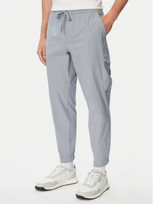 BOSS Spodnie cargo T_Urbanex-CargoLight 50508339 Szary ciemny Tapered Fit