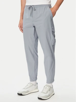 BOSS Spodnie cargo T_Urbanex-CargoLight 50508339 Szary ciemny Tapered Fit