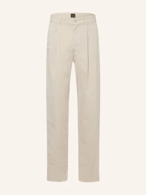 Boss Spodnie Chino O Zwężanym Kroju beige