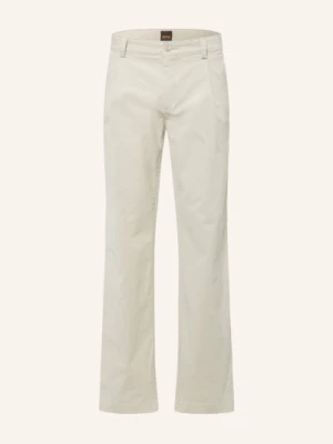 Boss Spodnie Chino Z Tkaniny Sztruksowej O Zwężanym Kroju beige