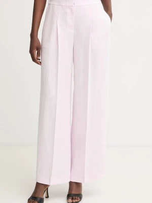 BOSS spodnie damskie z lnem Tiana11