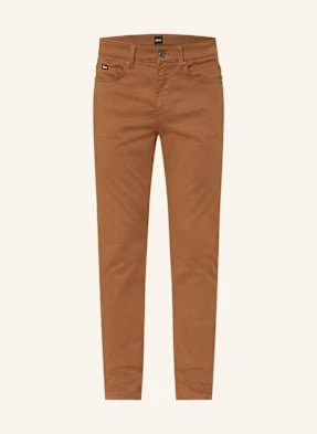 Boss Spodnie Delaware Slim Fit braun