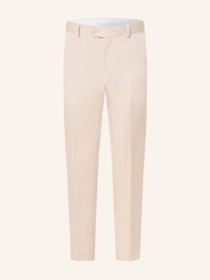 Boss Spodnie Do Garnituru O Kroju Slim Fit Z Lnu grau