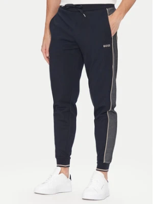 BOSS Spodnie dresowe 50540750 Granatowy Regular Fit