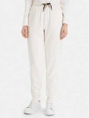 Boss Spodnie dresowe CP Stripe 50524759 Écru Regular Fit