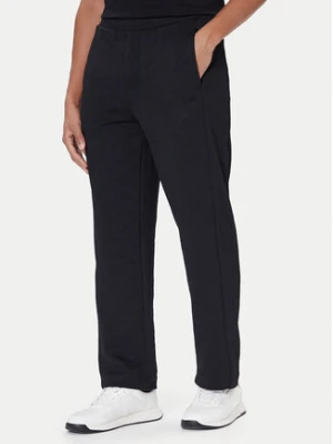 BOSS Spodnie dresowe Mirror Long 50549713 Czarny Regular Fit