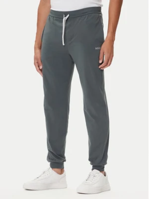 BOSS Spodnie dresowe Mix&Match 50515305 Zielony Regular Fit