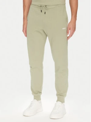 BOSS Spodnie dresowe Sechup 50533392 Zielony Regular Fit