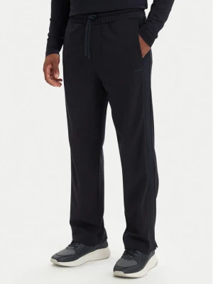 BOSS Spodnie dresowe Union Tape Hurley 50564110 Granatowy Regular Fit