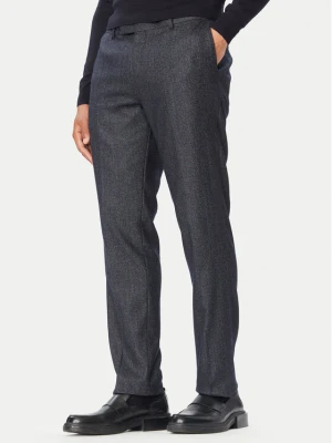 BOSS Spodnie garniturowe 50571984 Granatowy Slim Fit