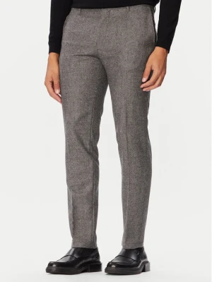 BOSS Spodnie garniturowe C-Genius-264 50572008 Szary ciemny Slim Fit