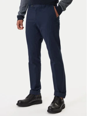 BOSS Spodnie garniturowe C-Genius 50555035 Granatowy Slim Fit