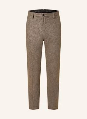 Boss Spodnie Garniturowe Genius Slim Fit braun