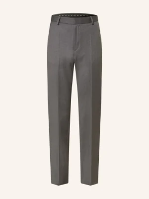 Boss Spodnie Garniturowe Genius Slim Fit grau