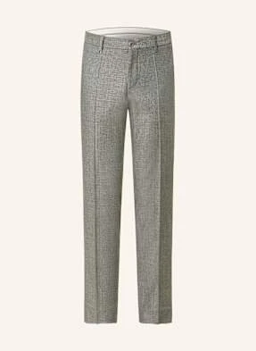 Boss Spodnie Garniturowe Genius Slim Fit Z Dodatkiem Lnu gruen