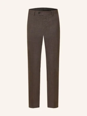 Boss Spodnie Do Garnituru O Kroju Slim Fit braun