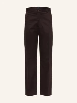 Boss Spodnie Kent Straight Fit braun