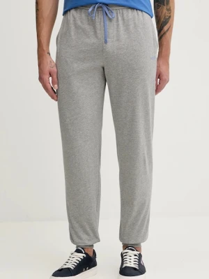BOSS spodnie lounge Mix&Match Pants kolor szary gładkie 50515305