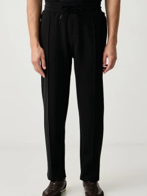 BOSS spodnie lounge męskie z bawełną Sense Pants czarny