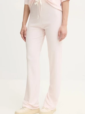 BOSS spodnie lounge Ottoman_Pants różowy