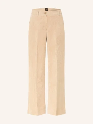 Boss Spodnie Marlena Tacodi Ze Sztruksu braun