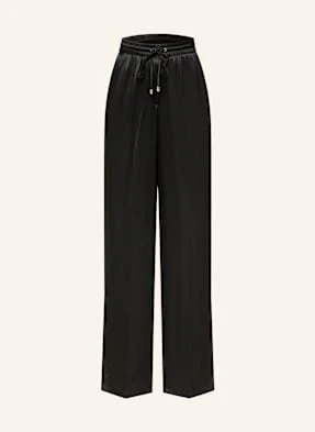 Boss Spodnie Marlena Tavati Z Satyny schwarz