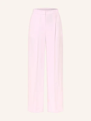 Boss Spodnie Marlene Tiana Z Lnem rosa
