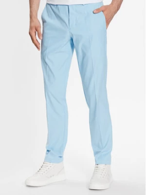 Boss Spodnie materiałowe 50482656 Błękitny Slim Fit