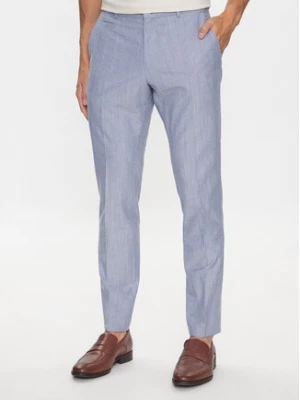Boss Spodnie materiałowe 50489421 Niebieski Slim Fit
