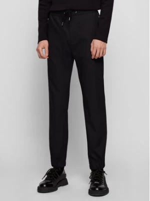 Boss Spodnie materiałowe Banks1-Spw-Z 50444546 Czarny Slim Fit