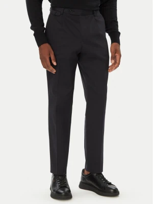 BOSS Spodnie materiałowe H-Perin 50567533 Granatowy Tapered Fit