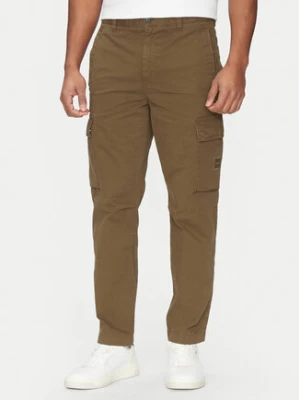 BOSS Spodnie materiałowe Sisla-8 50530599 Khaki Regular Fit