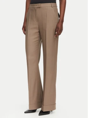 BOSS Spodnie materiałowe Talia5 50564488 Brązowy Regular Fit