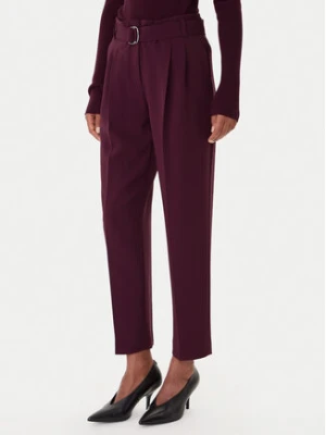BOSS Spodnie materiałowe Tapiah 50490037 Fioletowy Regular Fit