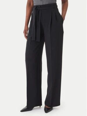 Boss Spodnie materiałowe Tapiana 50479405 Czarny Relaxed Fit