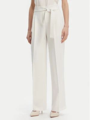 BOSS Spodnie materiałowe Tapiana 50479405 Écru Relaxed Fit