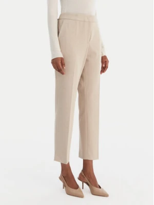 BOSS Spodnie materiałowe Tapria 50555740 Beżowy Slim Fit