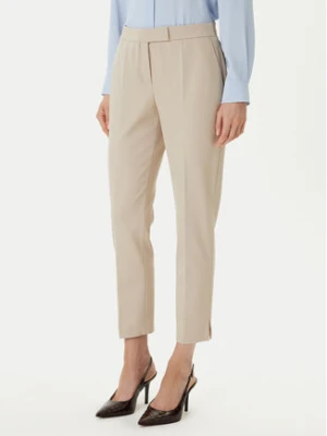 BOSS Spodnie materiałowe Tapria 50556341 Beżowy Slim Fit