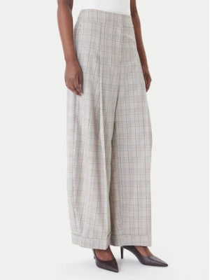 BOSS Spodnie materiałowe Telda1 50553949 Beżowy Oversize