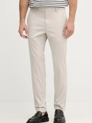 BOSS spodnie męskie bawełniane z elastanem Genius