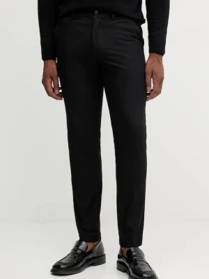 BOSS spodnie męskie kolor czarny w fasonie chinos 50543945