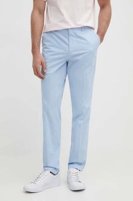 BOSS spodnie męskie kolor niebieski dopasowane 50505392