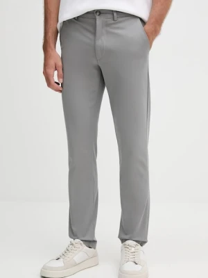BOSS spodnie męskie kolor szary w fasonie chinos 50543945