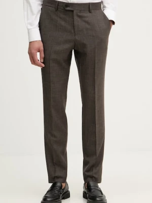 BOSS spodnie męskie z wełną BOSS X DAVID BECKHAM
