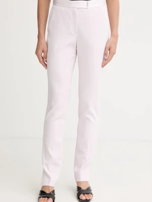 BOSS spodnie slim fit damskie z wiskozą Tapria
